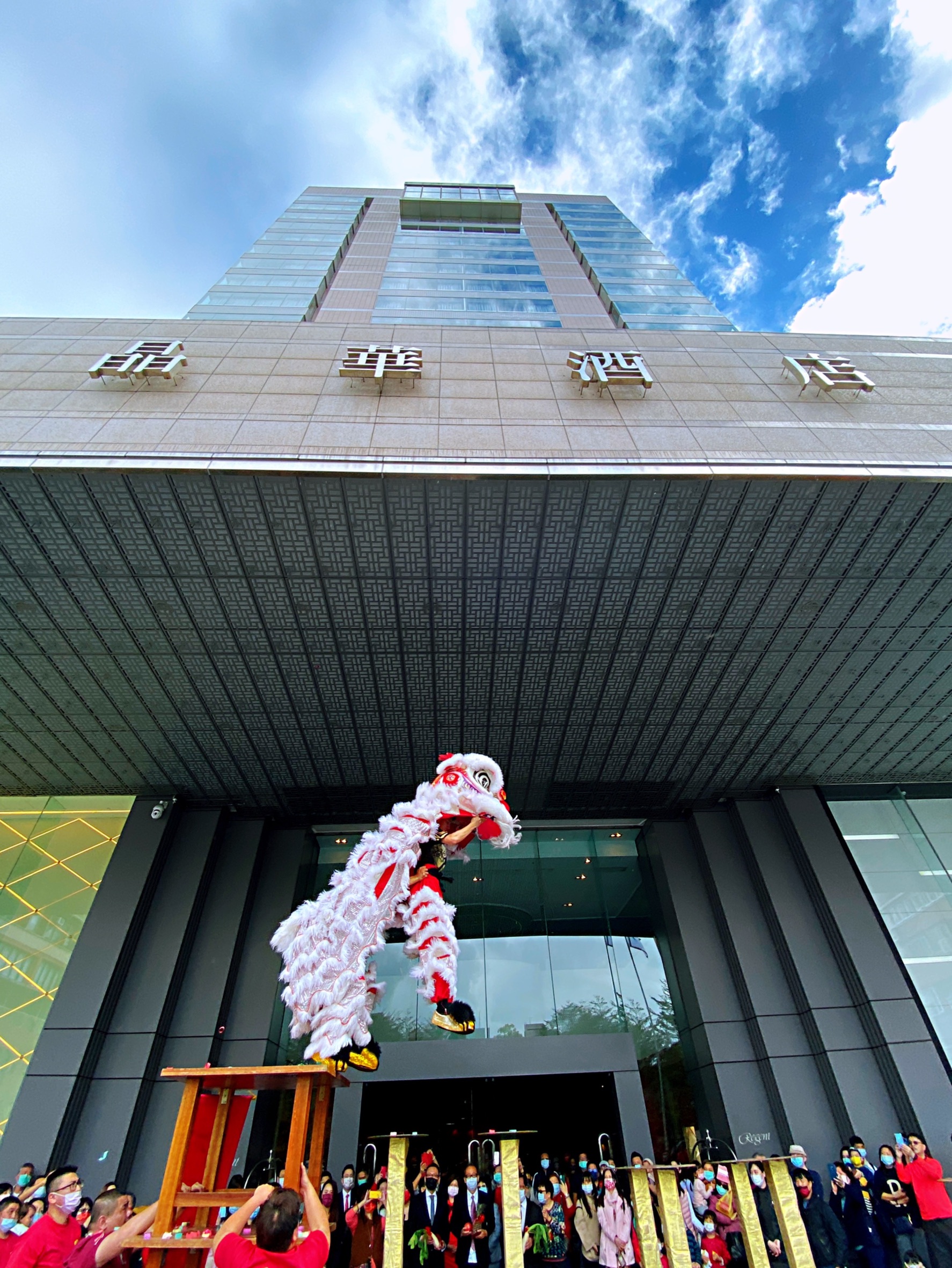 There Will Be A Lion Dance Performance at 12 Noon on the First Day of the New Year