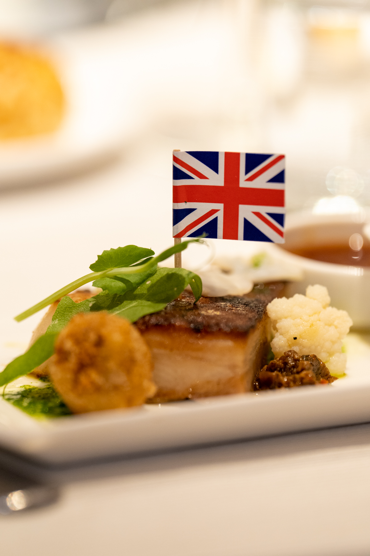Today_s best dish is Crispy Pork Belly, from UK chef Greg Emmerson