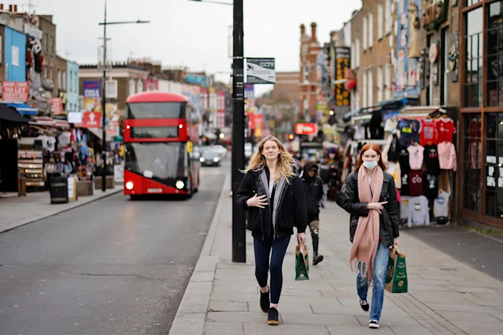 London remained the fastest-growing area but saw business activity fall from 64.1 in November to 57.5, signalling a loss of momentum. Photo: Tolga Akmen/AFP via Getty